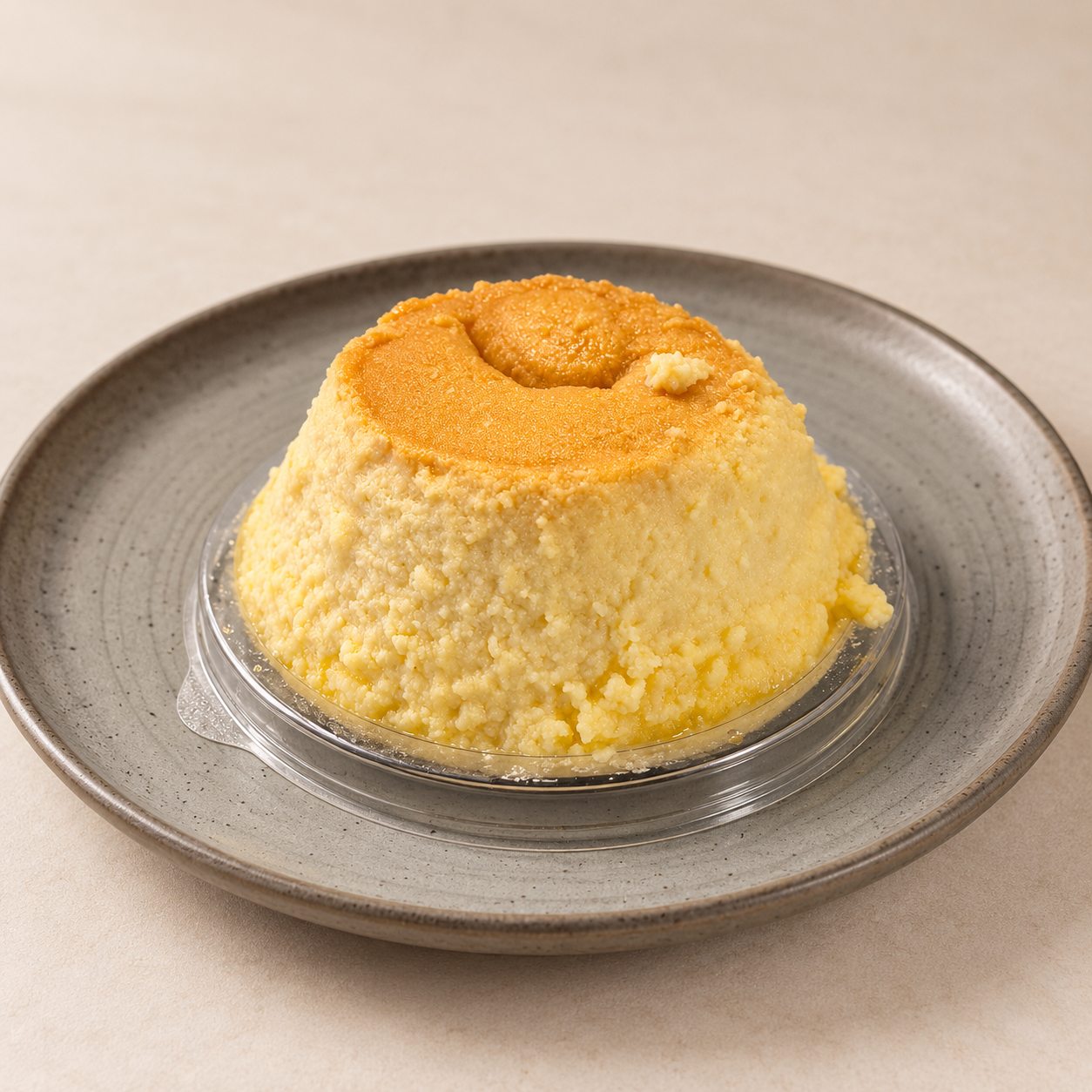 Flan de caramelo: diseño de referencia