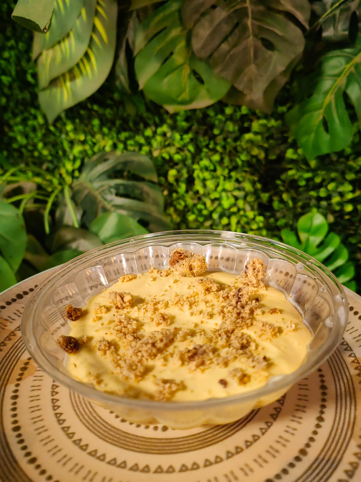 Postre de macadamia: diseño de referencia
